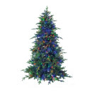 Noble fir with 700 multicoloured LEDs 3842 tips...