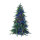 Noble fir with 700 multicoloured LEDs 3842 tips PE/PVC-Mix - Material: with metal stand - Color: green/multicoloured - Size: 210cm X Ø ca. 120cm