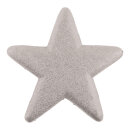 Star glittered with hanger - Material: made of styrofoam...