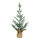Weihnachtsbaum      Groesse: beschneit, im Jutesack, 100% PE-Tips, 50cm    Farbe: grün/weiß