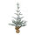 Weihnachtsbaum      Groesse: beschneit, im Jutesack, 100% PE-Tips, 70cm    Farbe: grün/weiß