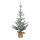 Weihnachtsbaum      Groesse: beschneit, im Jutesack, 100% PE-Tips, 90cm    Farbe: grün/weiß