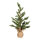 Christmas tree in jute bag - Material: 100% PE-tips - Color: green - Size: 50cm