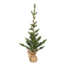 Christmas tree in jute bag - Material: 100% PE-tips -...