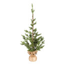 Christmas tree in jute bag - Material: 100% PE-tips -...