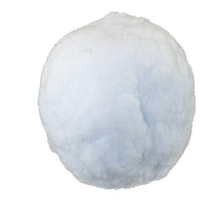Schneekugeln, 6 Stück/Beutel mit Hänger, aus Vlies Größe:Ø10cm,  Farbe: weiß