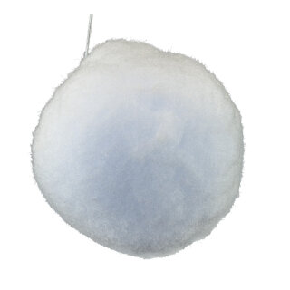 Schneekugeln, 6 Stück/Beutel mit Hänger, aus Vlies     Groesse:Ø6cm    Farbe:weiß