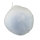 Snowballs 6 pieces/bag with hanger made of fleece - Material:  - Color: white - Size: Ø6cm