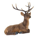 Hirsch liegend     Groesse: 61x38x61cm    Farbe: braun