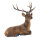 Hirsch liegend     Groesse: 61x38x61cm    Farbe: braun