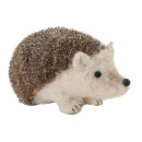 Igel aus Styropor     Groesse: 24x12x13cm    Farbe: braun