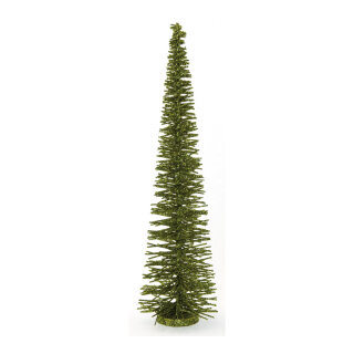 Tannenbaum aus Metalldraht Größe:H: 60cm, Ø 14cm,  Farbe: grün