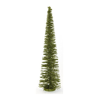 Tannenbaum aus Metalldraht     Groesse: H: 60cm, Ø 14cm    Farbe: grün