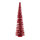 Tannenbaum aus Metalldraht     Groesse: H: 60cm, Ø 14cm    Farbe: rot