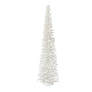 Tannenbaum aus Metalldraht     Groesse:H: 60cm, Ø 14cm    Farbe:weiß