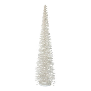 Christmas tree made of metal wire - Material:  - Color: white - Size: H: 90cm X Ø 22cm