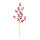 Beerenzweig mit kleinen Beeren, aus Styropor     Groesse:60cm    Farbe:rot