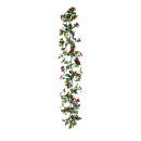 Ilex garland made of plastic & art. silk - Material:...