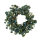 Eucalyptus wreath made of plastic and artificial silk - Material:  - Color: green - Size: Ø50cm