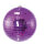 Mirror ball made of styrofoam - Material: with mirror plates - Color: violet - Size: Ø15cm