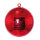 Mirror ball made of styrofoam - Material: with mirror plates - Color: red - Size: Ø20cm
