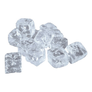 Ice cubes 12 pcs./box, made of plastic     Size: Ø ca. 2,5cm    Color: transparent