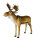 Moose made of plastic & fake fur - Material: multi-part - Color: brown - Size: 180x100x180cm