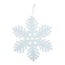 Snowflake with hanger - Material: made of foam - Color:...