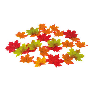 Small maple leaves 48 pcs. in polybag - Material:  - Color: orange/natural - Size: 8x8cm