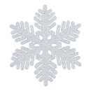 Snowflake glittered with hanger - Material:  - Color:...