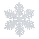 Schneeflocke beglittert, mit Hnger Abmessung:  15cm...