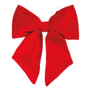 Velvet bow  - Material:  - Color: red - Size: 30x40cm