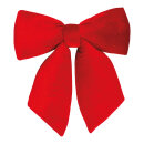 Samtschleife      Groesse: 40x45cm    Farbe: rot