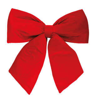 Samtschleife      Groesse: 60x65cm    Farbe: rot