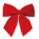 Velvet bow  - Material:  - Color: red - Size: 60x65cm