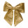 Glitter bow  - Material:  - Color: gold - Size: 30x40cm