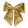 Glitter-Schleife      Groesse: 30x40cm    Farbe: gold