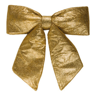 Glitter-Schleife      Groesse: 40x45cm    Farbe: gold