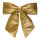 Glitter bow  - Material:  - Color: gold - Size: 40x45cm