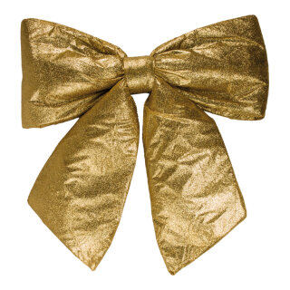 Glitter-Schleife      Groesse: 60x65cm    Farbe: gold