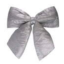 Glitter bow  - Material:  - Color: silver - Size: 60x65cm