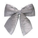 Glitter-Schleife      Groesse: 60x65cm    Farbe: silber