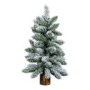 Edeltanne      Groesse: mit Holzfuß, 27 Tips, 30cm...