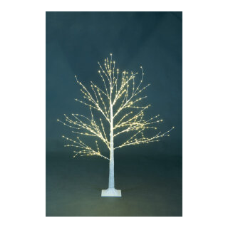 LED-Baum mit 500 LEDs, 2-teilig, mit IP44 Trafo, 24V, mit Standfuß     Groesse: 120cm, Ø60cm    Farbe: weiß