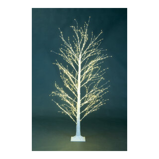 LED-Baum mit 1300 LEDs, 3-teilig, mit IP44 Trafo, 24V, mit Standfuß     Groesse: 180cm, Ø80cm    Farbe: weiß