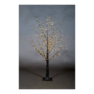 LED tree with 500 LEDs - Material: 2-parted with IP44 trafo 24V - Color: black - Size: 120cm X Ø60cm