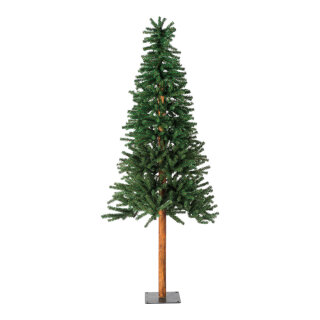 Tannenbaum      Groesse:schlank, mit Metallfuß, 604 Tips, mehrteilig, 150cm, Ø60cm    Farbe:grün