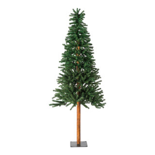 Pine tree slim with metal foot - Material: 604 tips - Color: green - Size: 150cm X Ø60cm