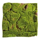 Moss mat made of plastic and felt     Size: 30x30cm...