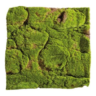 Moss mat made of plastic and felt     Size: 50x50cm    Color: green